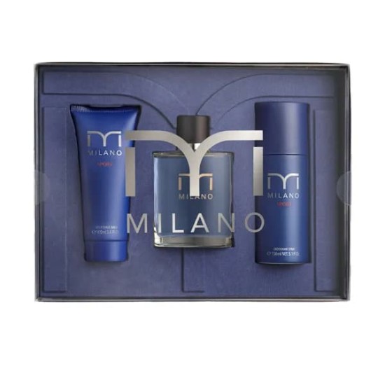 Colonia Milano Sport Estuche 100Ml 0