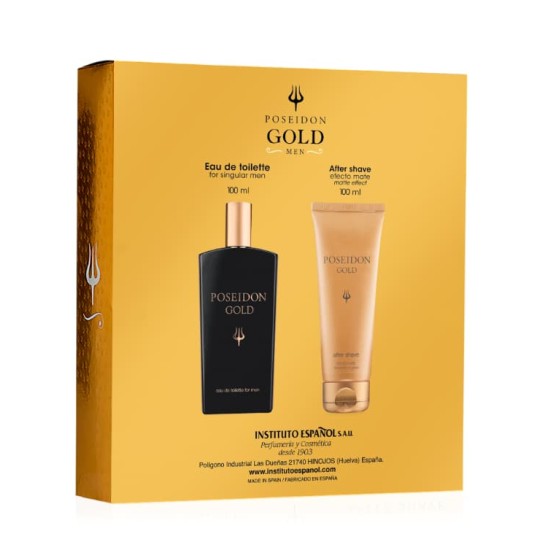 Colonia Poseidon Gold 100Ml + Afther Shave Balsam 100 1