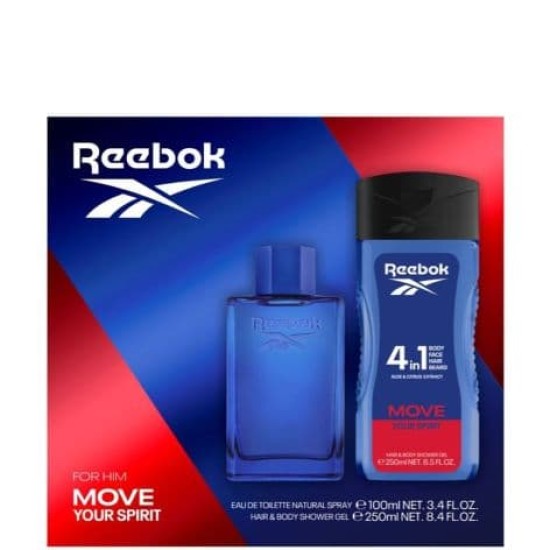 Colonia Reebok Move Edt 100Ml +Gel 250Ml 0