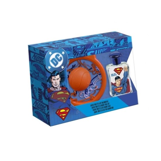 Colonia Super Man Estuche Juego Baloncesto con Pelota 0