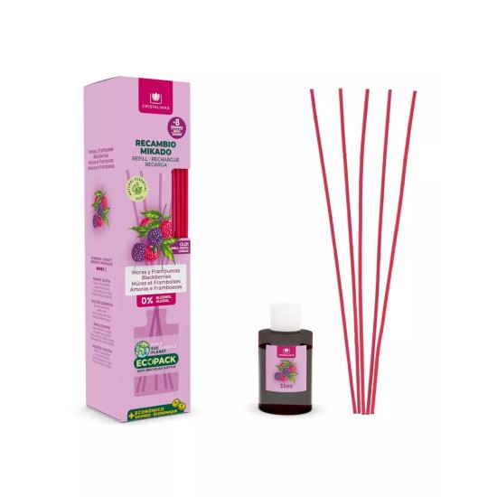 Cristalinas Mikado Moras y Frambuesas Recambio 35Ml 0