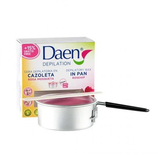 Daen Cera Depilatoria Cazoleta Rosa Mosqueta 90G 0