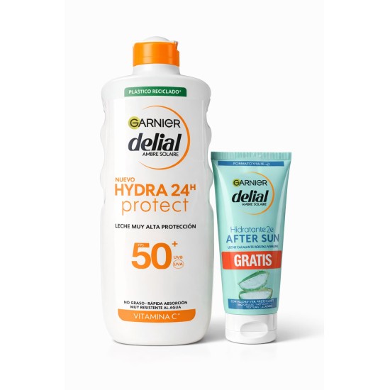 Delial Hydra 24H Protect Leche Vitamina C SPF 50 + After Sun 0