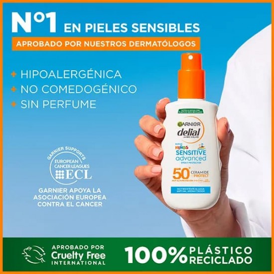 Delial Niños Sensitive Advanced Spf 50  150Ml 4