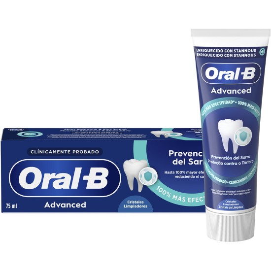 Dentífrico Oral-B Advanced Prevención Sarro 75 ml 0