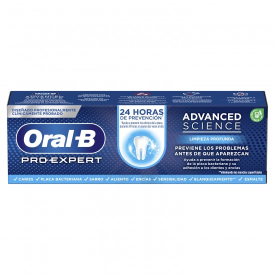 Dentífrico Oral-B Pro-Expert Advanced Limpieza Profunda 75 ml 0