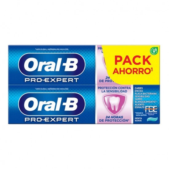 Dentífrico Oral-B Sensibilidad-Blanqueante Duplo 2X75Ml 0