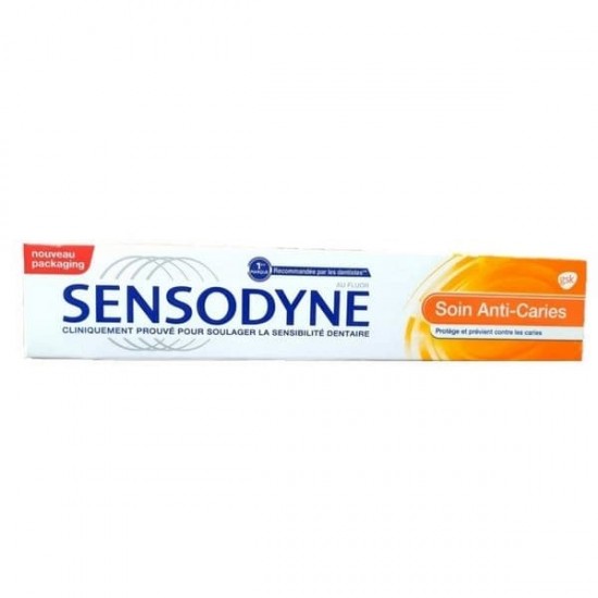Dentífrico Sensodyne Soin anti-Caries 75ml 0