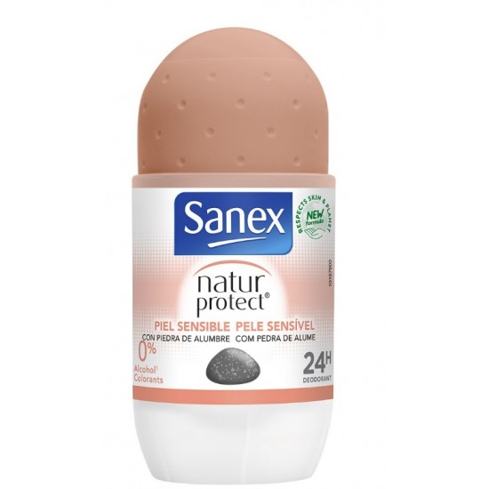 Desodorante Sanex Natur Protect Sensible Rollon 50Ml 0
