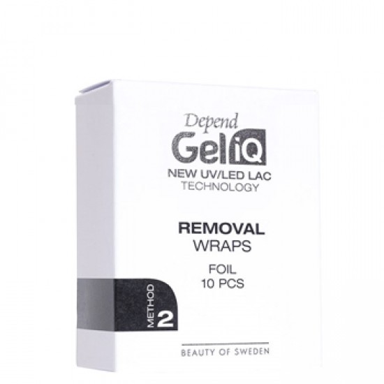 Depend Gel Iq Remover Wraps Foil 0