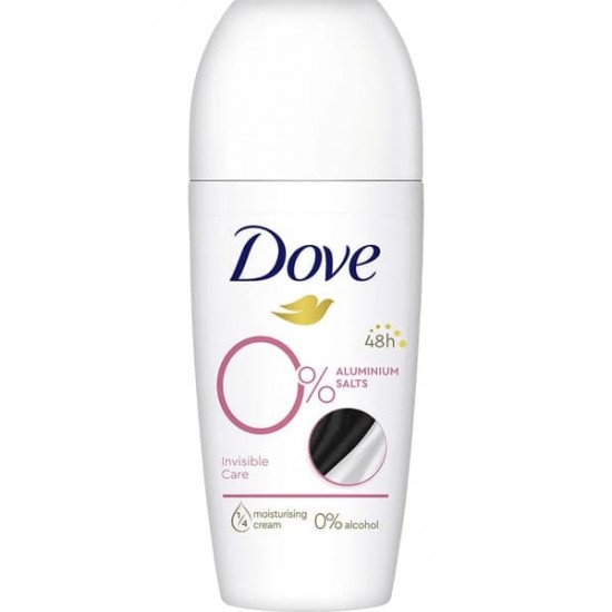Desodorante Dove Invisible Care 0% Rollon 0