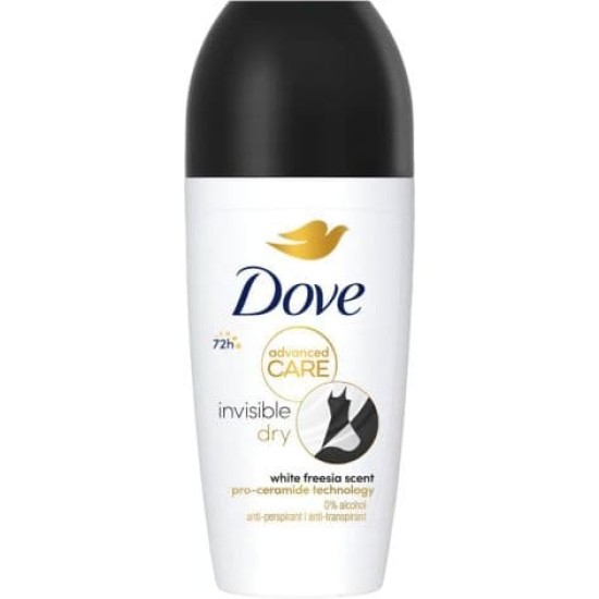 Desodorante Dove Rollon Invisible Dry 50Ml 0