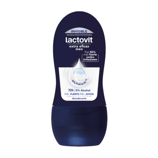 Desodorante Lactovit Extra Eficaz Men Rollon 50ml 0