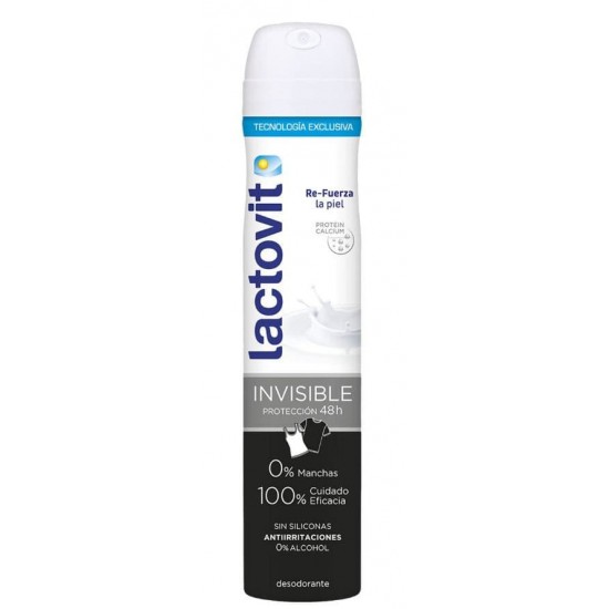 Desodorante Lactovit Invisible Spray 200Ml 0