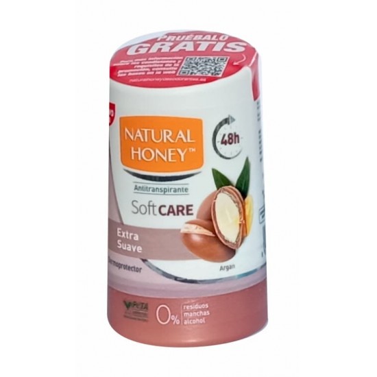 Desodorante Natural Honey Soft Care 50Ml 0