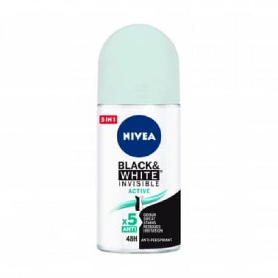 Desodorante nivea Invisible active Rollon 50Ml 0