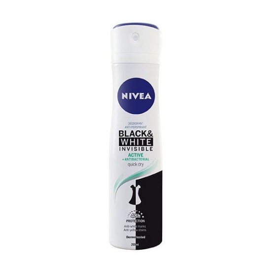 Desodorante Nivea Invisible Active Spray 200 0