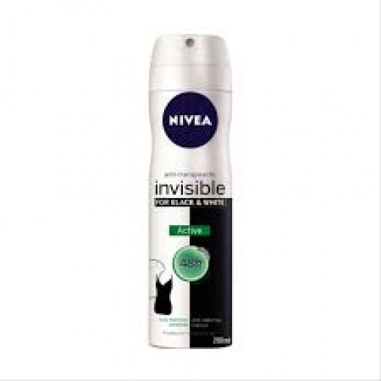 Desodorante Nivea Invisible Active Spray 200 0