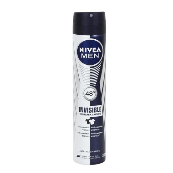 Desodorante Nivea Invisible For Men Spray 200 0