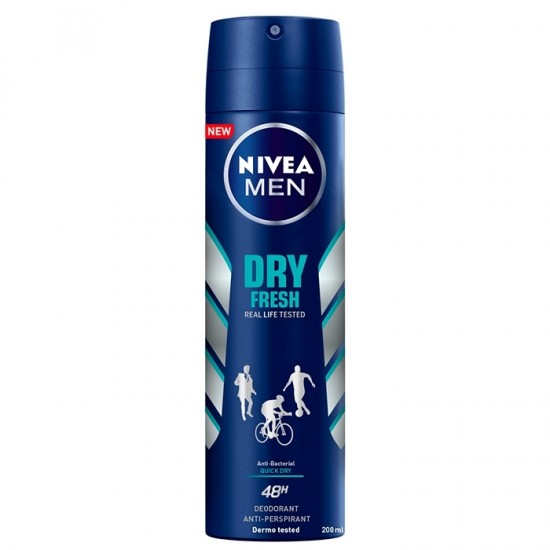 Desodorante Nivea Spray Dry Fresh For Men 200Ml 0