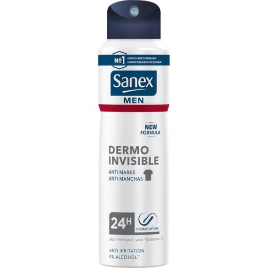 Desodorante Sanex Men Dermo Invisible Spray 0