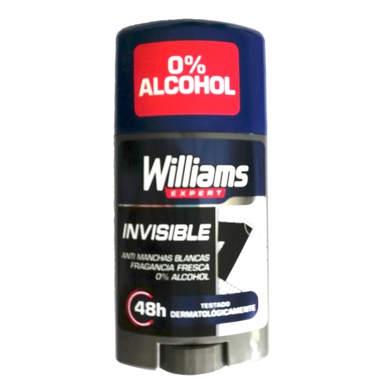 Desodorante Williams Invisible Stick 75Ml 0