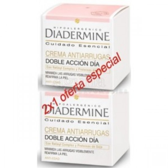 Diadermine Crema Antiarrugas Día 2X50 Ml 0