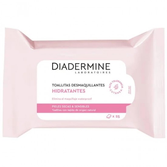 Diadermine Toallitas seca sensible Desmaquilladoras 25uds 0