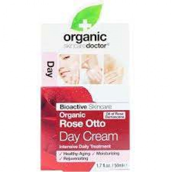 Dr Organic Crema Noche Rose Otto 50Ml 0