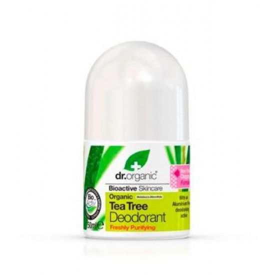 Dr Organic Desodorante Árbol De Te Rollon 50Ml 0