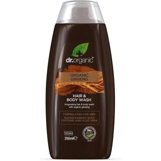 Dr Organic gel y champú Hair & Wash 250Ml 0
