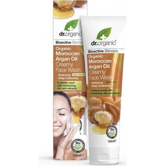 Dr Organic Limpiador facial crema Argan Oil 150 ml 0