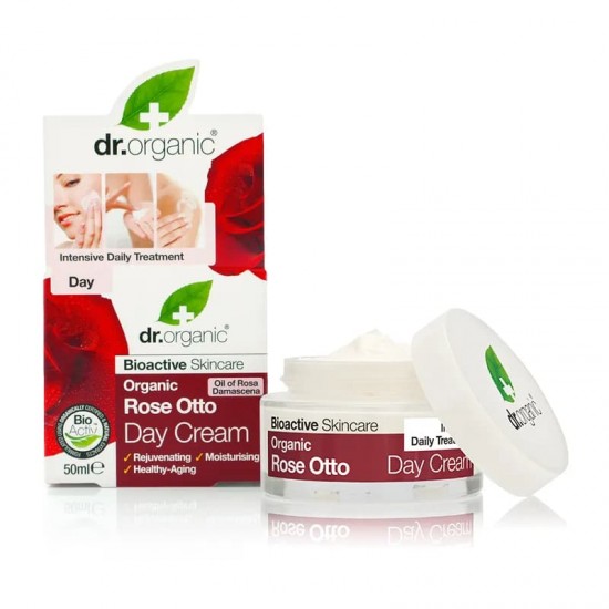 Dr Organic Rose Otto Día 50ml 0