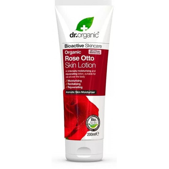 Dr Organic Rose Otto Skin Lotion 200Ml 0