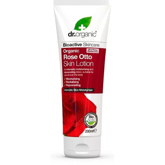 Dr Organic Rose Otto Skin Lotion 200Ml 0