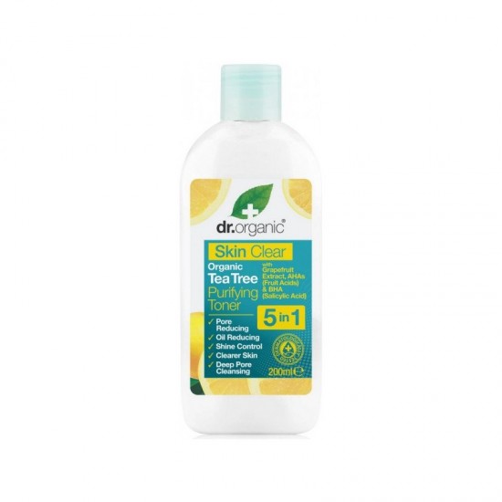 Dr Organic Tea Tree Tónico Purificante 200Ml 0