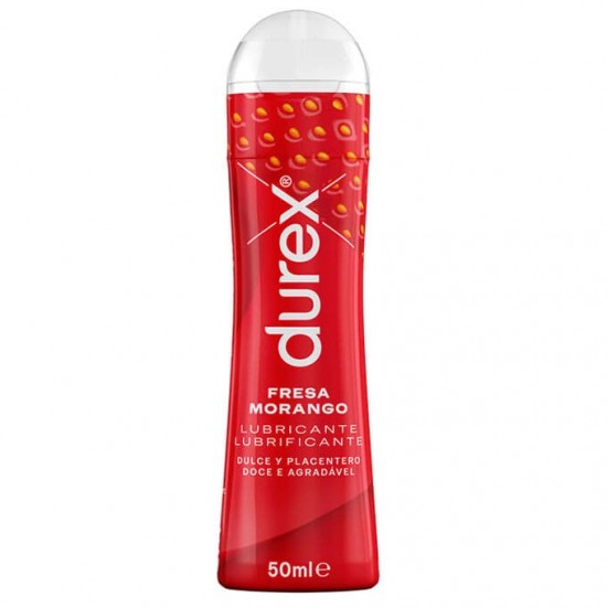 Durex Lubricante Fresa Morango 50 Ml 0