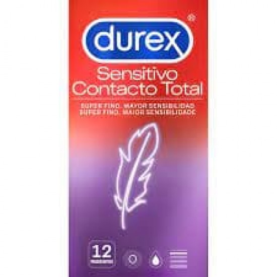 Preservativos Durex Sensitivo Contacto Total 12 Uni 0