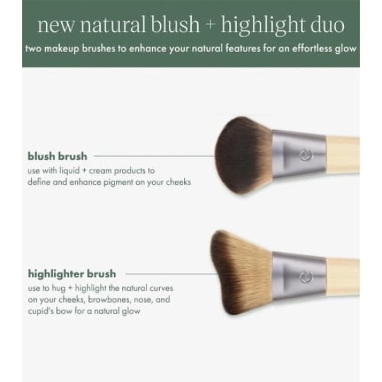 ECOTOOLS Precision Blush & Highligth Duo 1