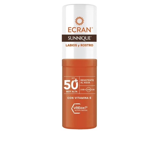 Ecran Sunnique Protector Solar Labios y Rostro Stick Spf50+  8Ml 0