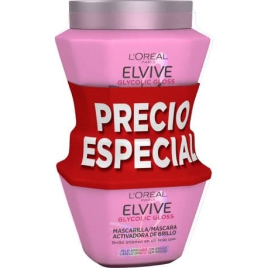 Elvive Mascarilla Glycolic Gloss Duplo 0
