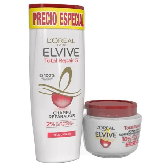 Elvive Total Repair 5 Pack Champú + Mascarilla 0