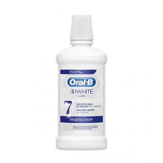 Oral-b Enjuague 3d White dientes blancos 500 ml 0