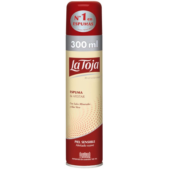 Espuma De Afeitar La Toja Piel Sensible 300Ml 0