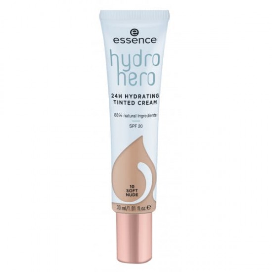Essence Base Hidratante en Crema Hydro Hero 24H 30ml 10 Soft Nude 0
