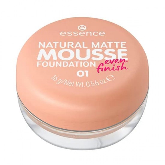Essence Maquillaje Natural Matte Mousse Foundation 01 1