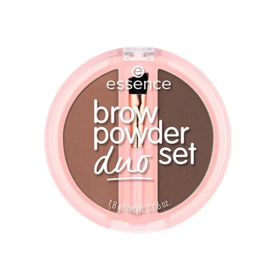 ESSENCE Sombra Cejas Brow Powder Duo Set 02 Medium 0