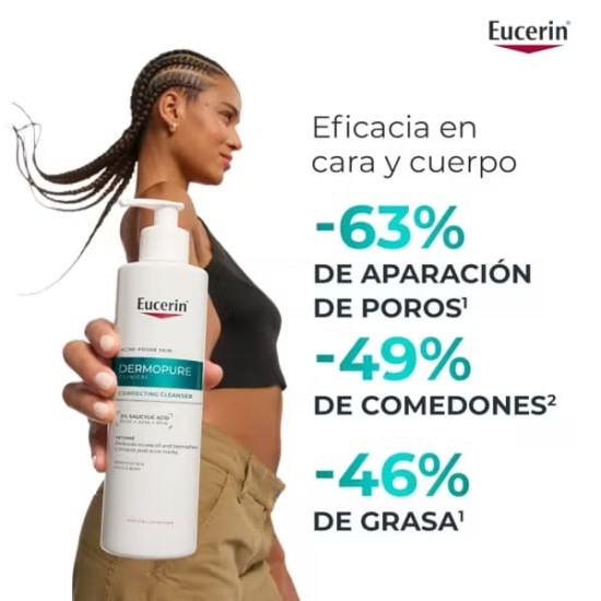 Eucerin DermoPure Gel Limpiador Corrector 400Ml 1