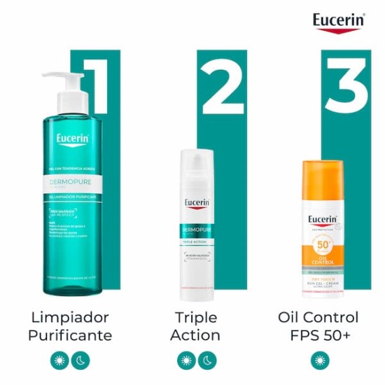 Eucerin DermoPure Oil Control Gel limpiador 400ml 9