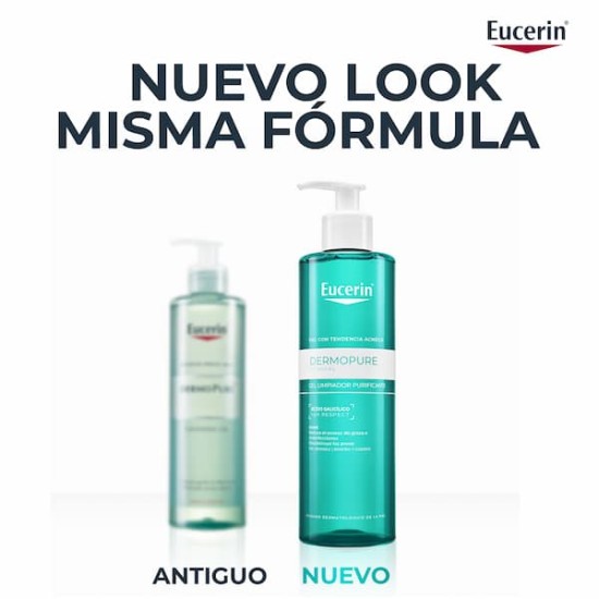 Eucerin DermoPure Oil Control Gel limpiador 400ml 10